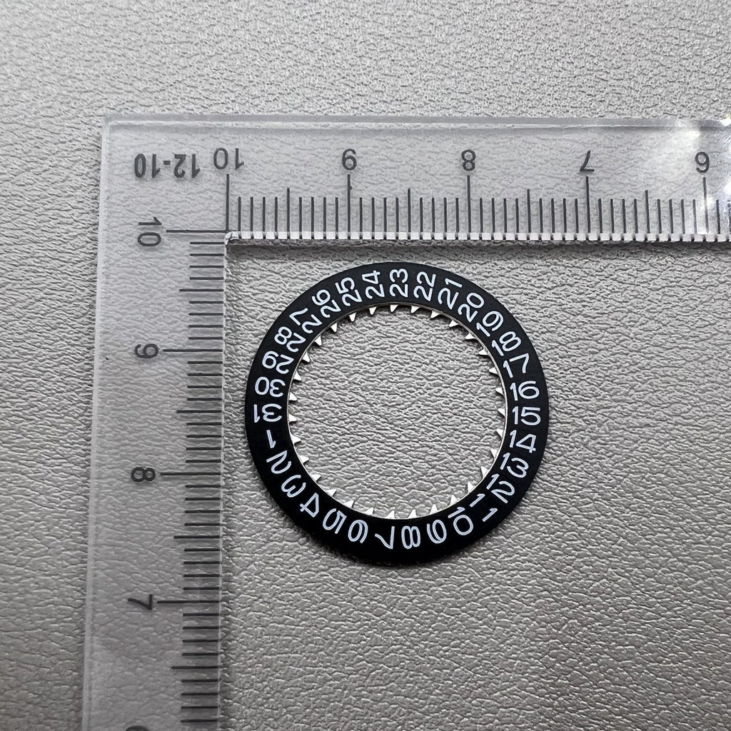 2 PIECES Black Date Disk Wheel Date Wheel Fit for Movement NH35 NH36 Date@3