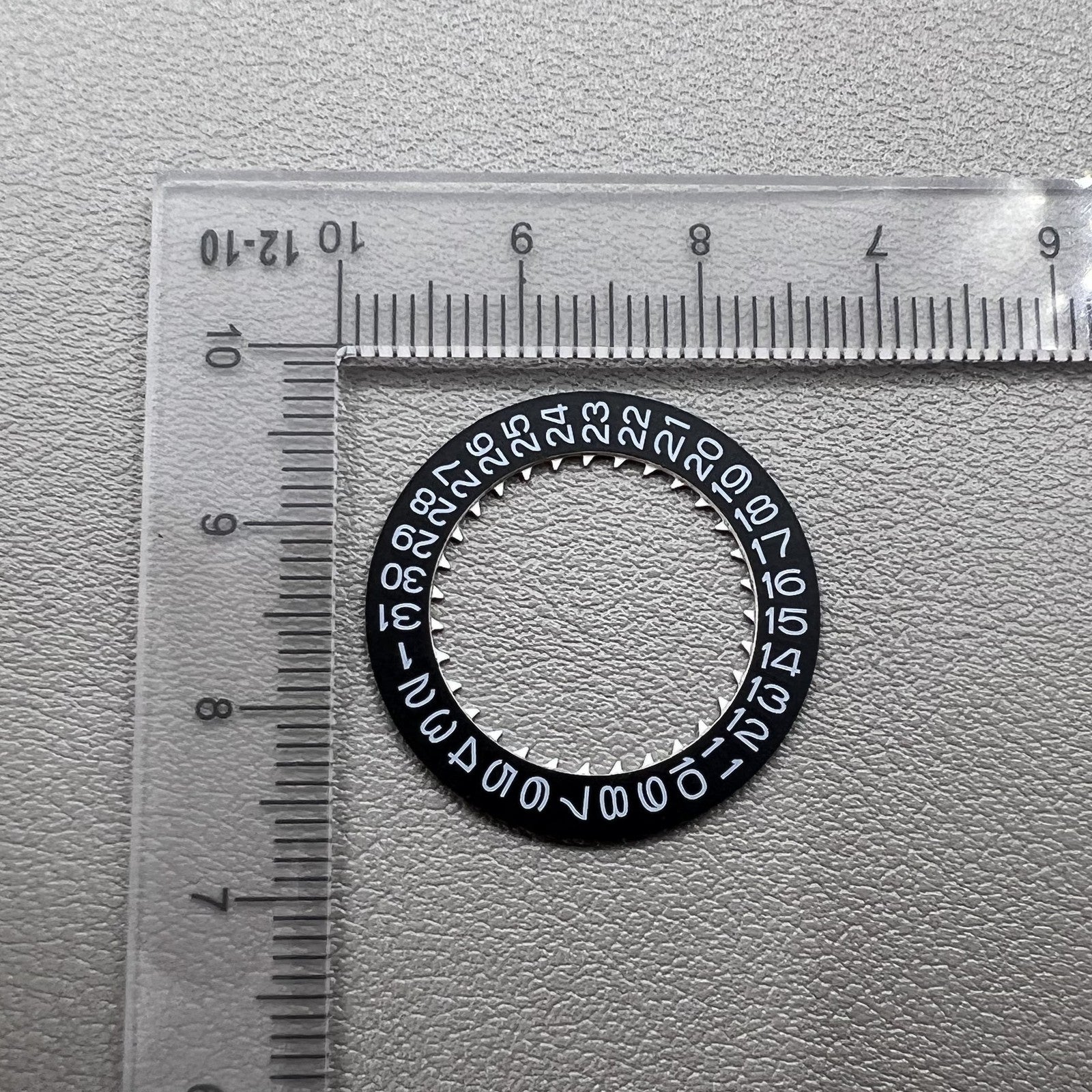 2 PIECES Black Date Disk Wheel Date Wheel Fit for Movement NH35 NH36 Date@3