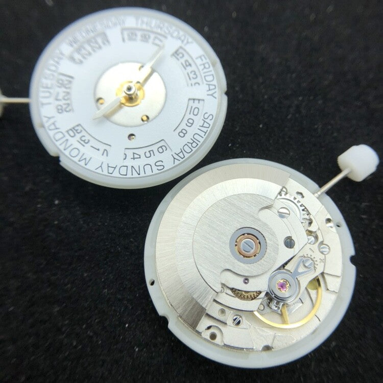 China Made 2834-2 Mechanical Movement Double Calendar Date At 3 Day At 12