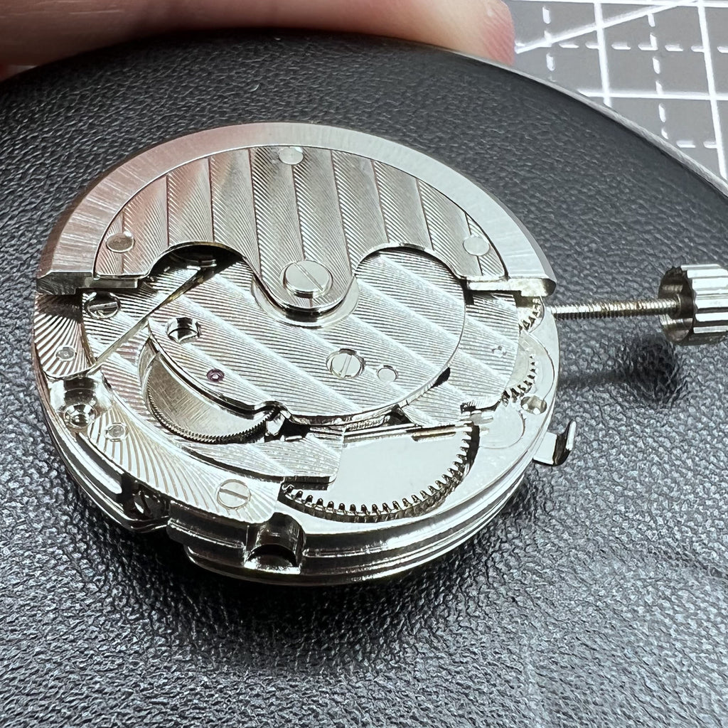 Seagull ST16 Mechanical Movement Watch Part Black Calendar 7 Hands Date at 6