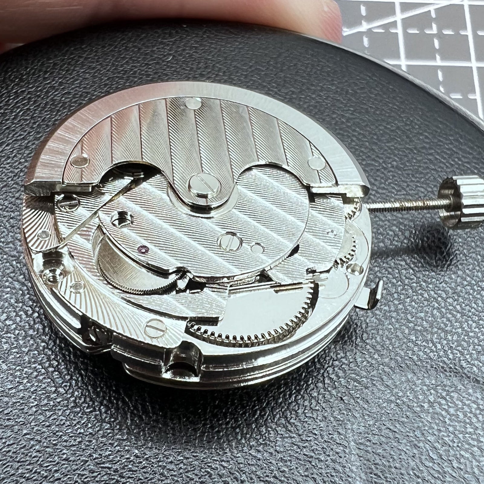 Seagull ST16 Mechanical Movement Watch Part Black Calendar 7 Hands Date at 6