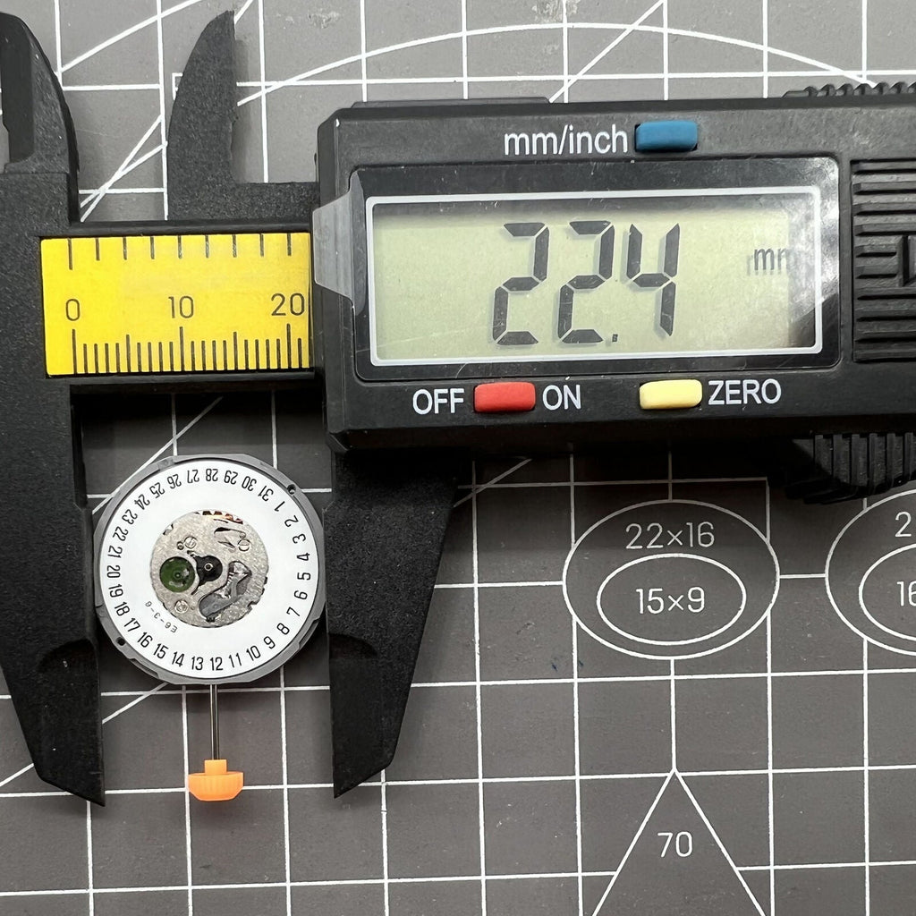 Japan Miyota 1M12 Japan Quartz Movement 3 Hands Date@6
