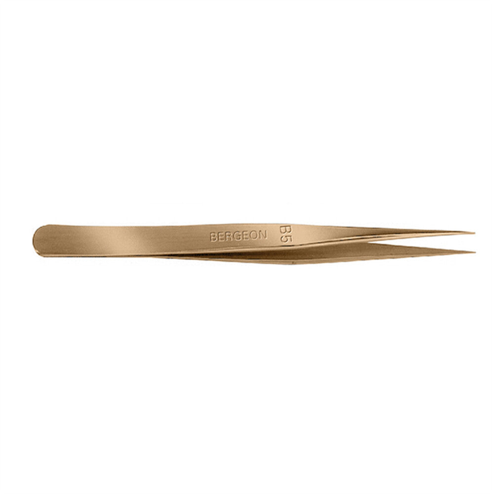 Bergeon 7421-PM-B5 Tweezers Brand New High Quality BRONZE SWISS MADE