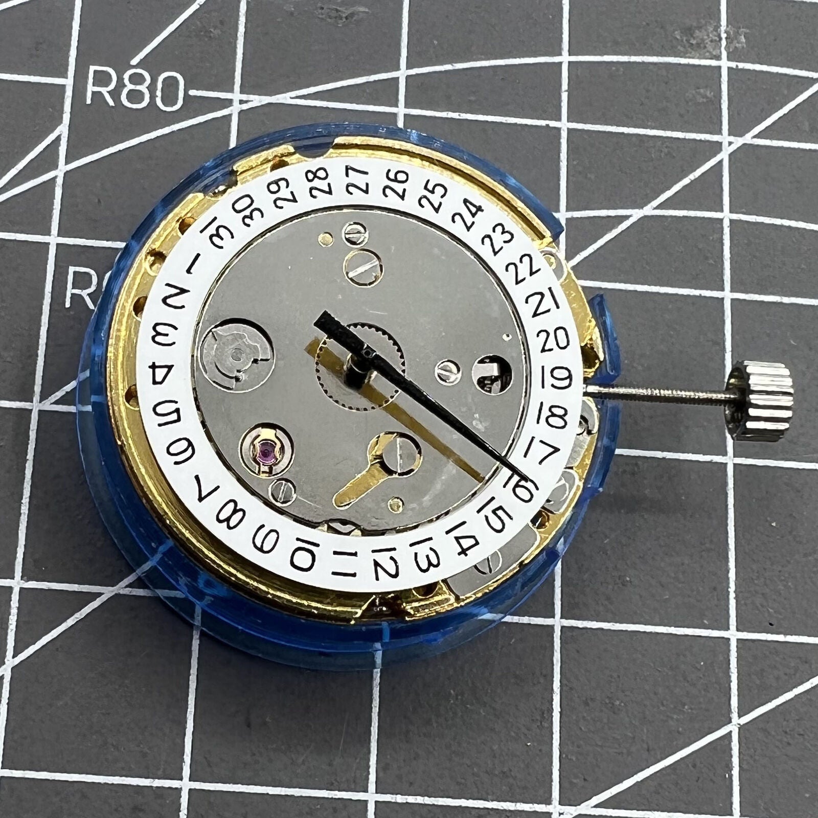 Seagull ST16 T16 Golden Automatic Mechanical Movement 3 Hands Single Calendar