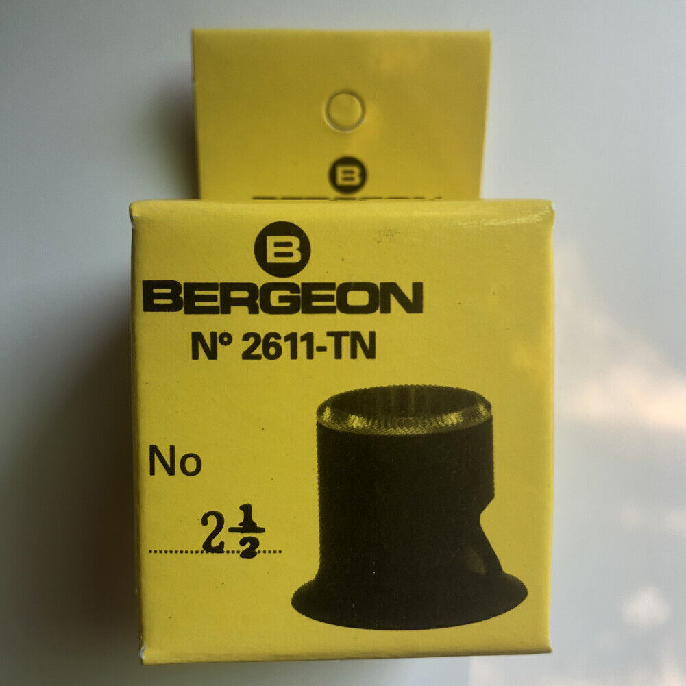 Bergeon 2611-TN-2.5 - 4x Magnification Loupe with Opening
