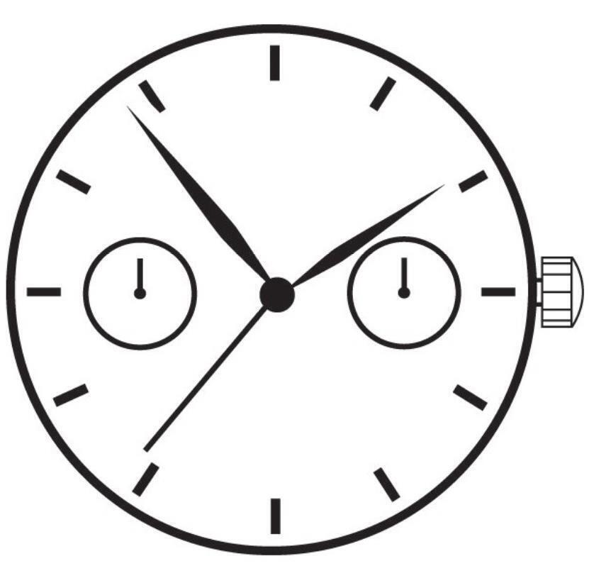 Hattori Epson TMI VX36 VX36E Watch Quartz Movement Japan Made