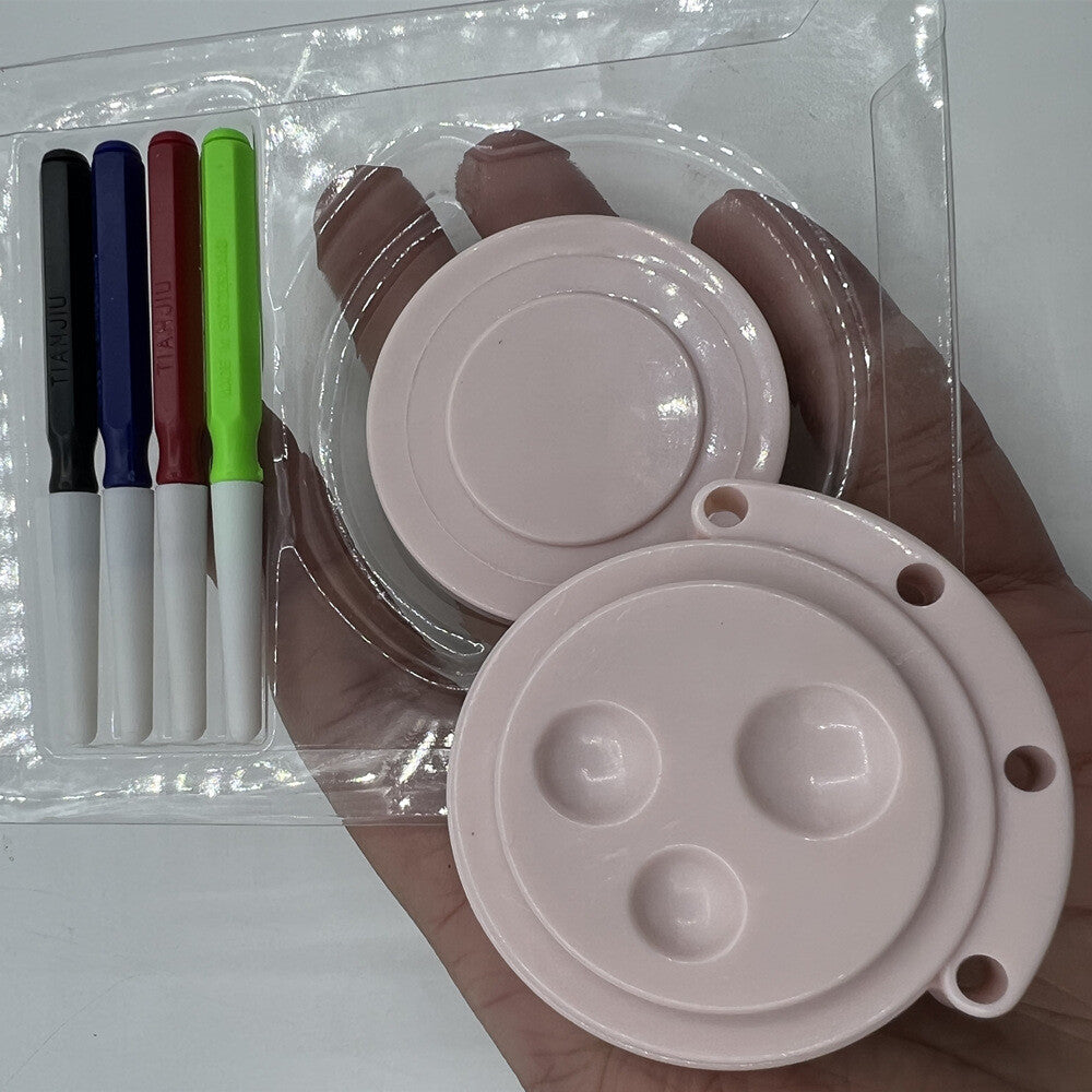 Oil Cups Plastic Stand 3 Containers Watch Repair Tool with Oiler Pen Set
