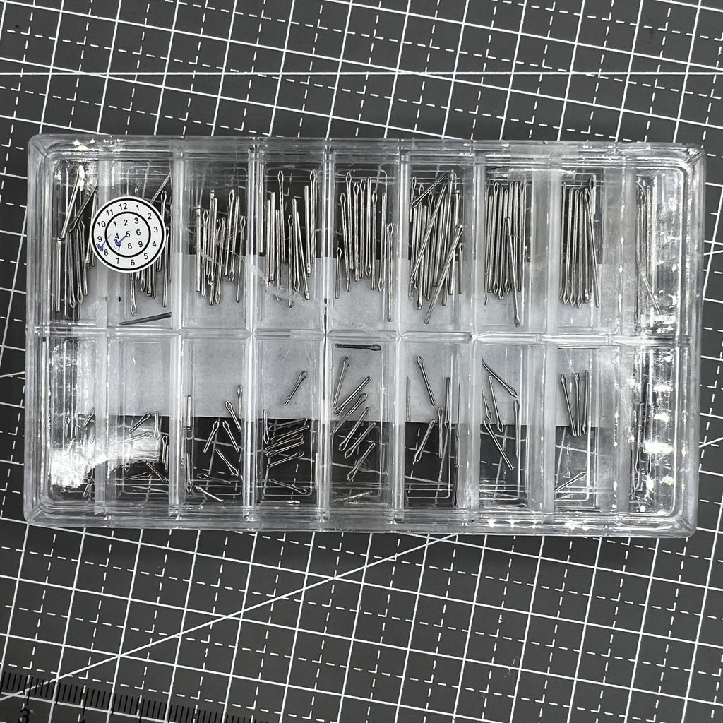 10PCSx18 Dia 0.8mm Stainless Steel Open End Pins Kit Pins Size From 4~21mm