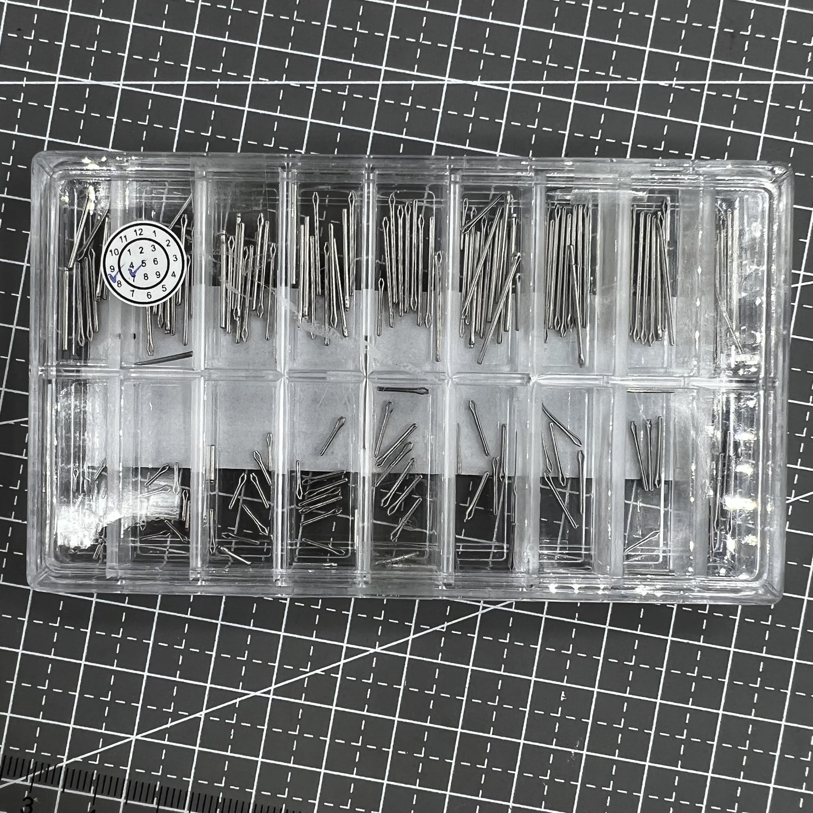 10PCSx18 Dia 0.8mm Stainless Steel Open End Pins Kit Pins Size From 4~21mm