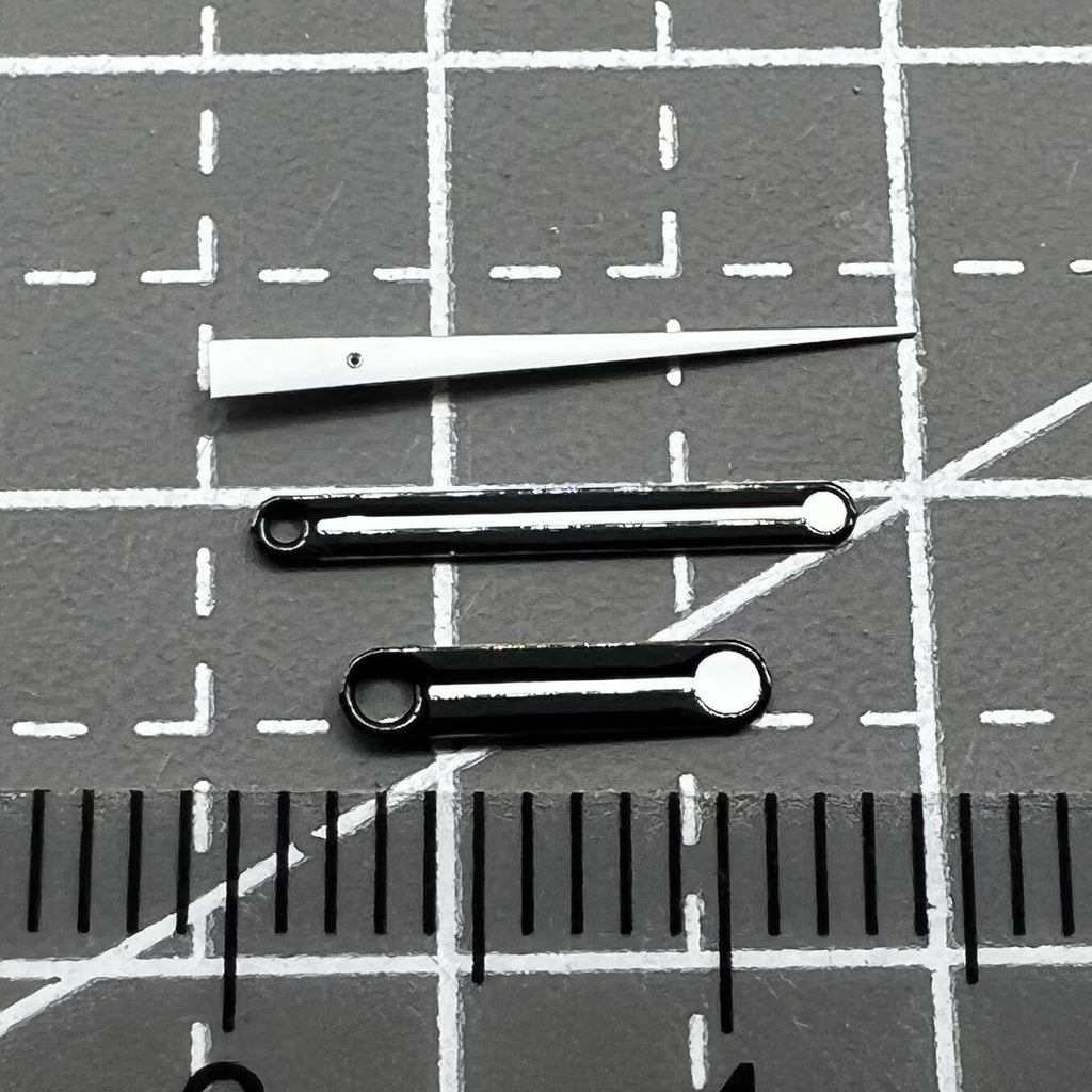 2 Sets/Pack 12mm Round Point Second Hand Watch Hands for Miyota 7T35 Movement