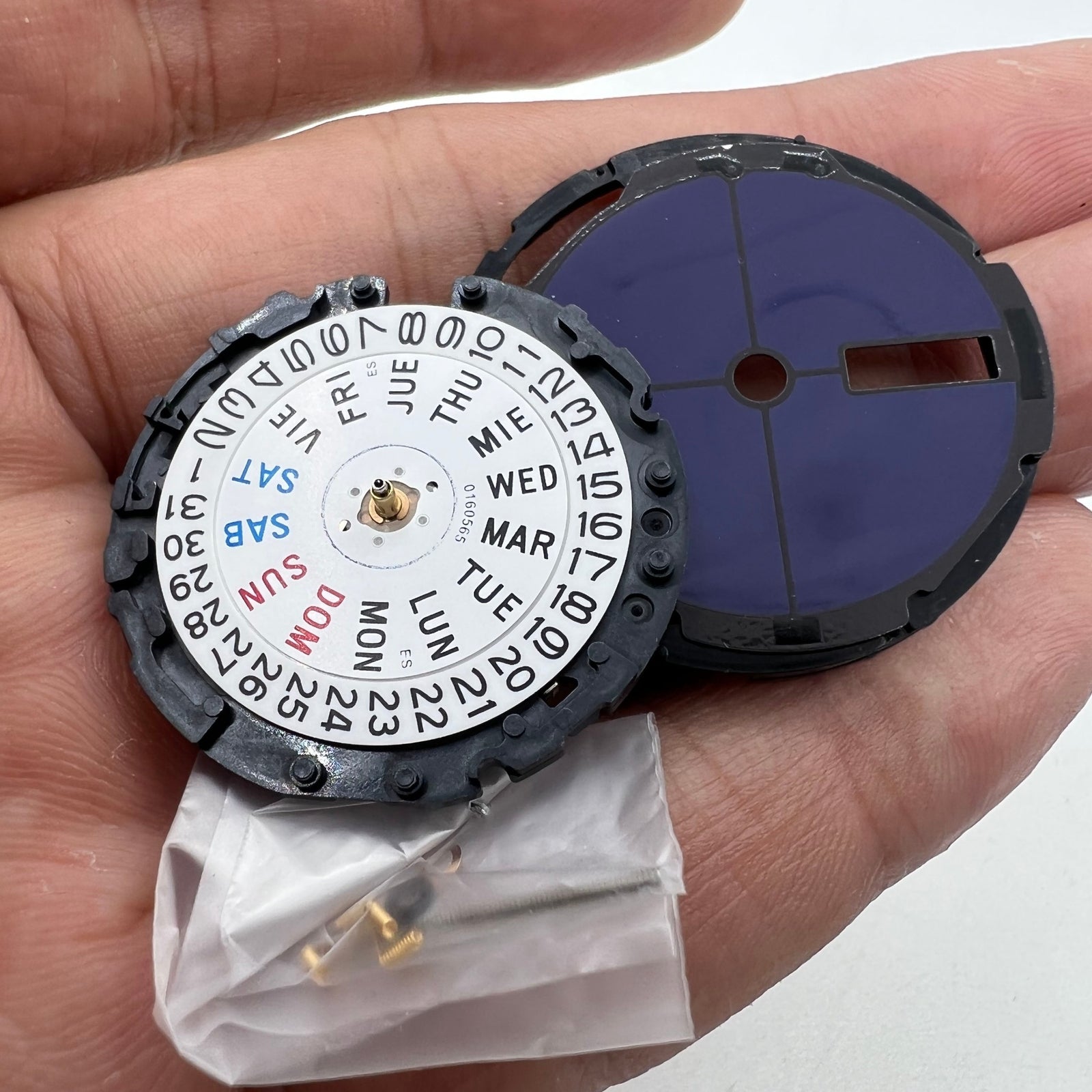 Japan Made Hattori Epson TMI VS43 VS43A Watch Quartz Movement Solar Power