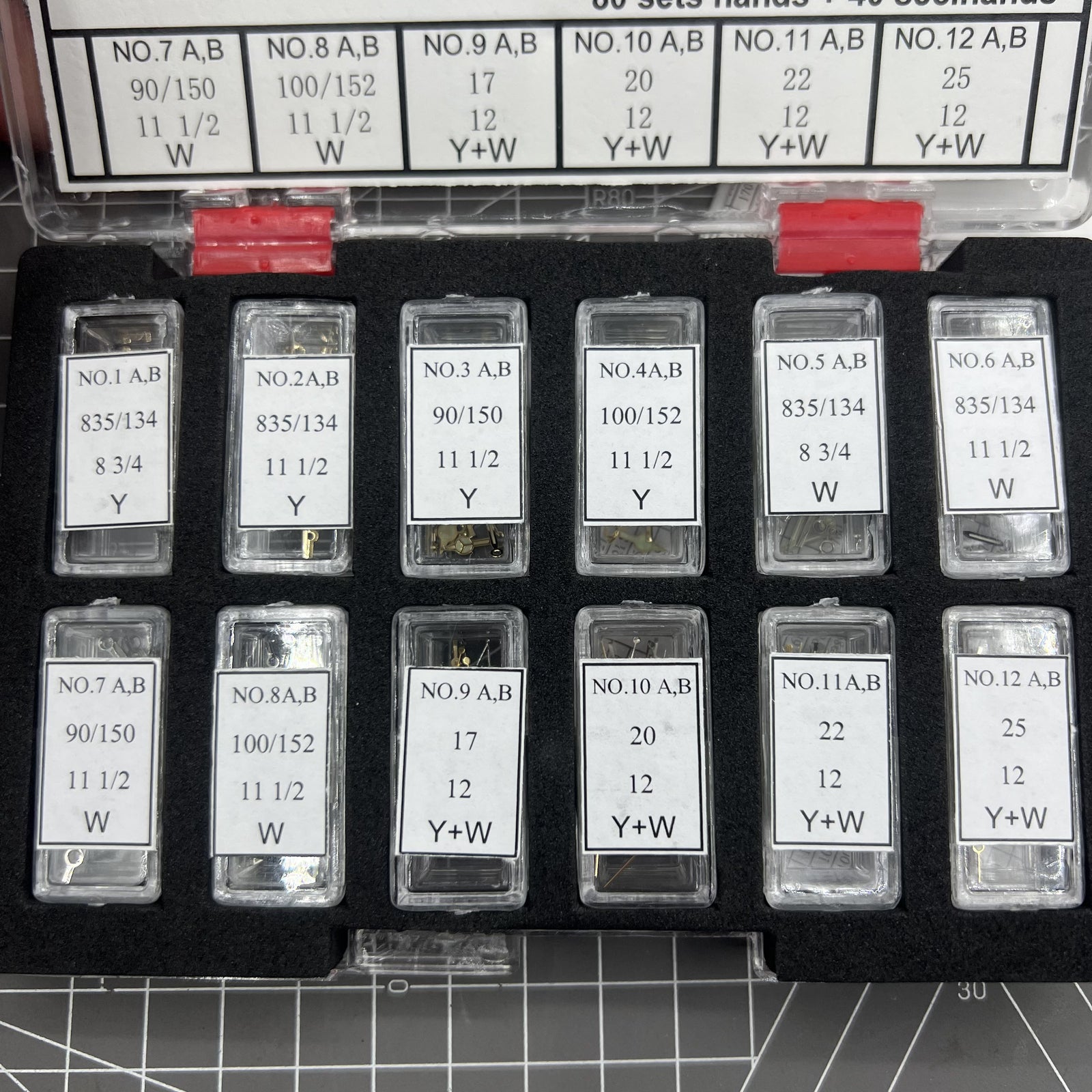 Assortment Luminous Watch Hands for Chinese Movement Sub Style Date Just Style