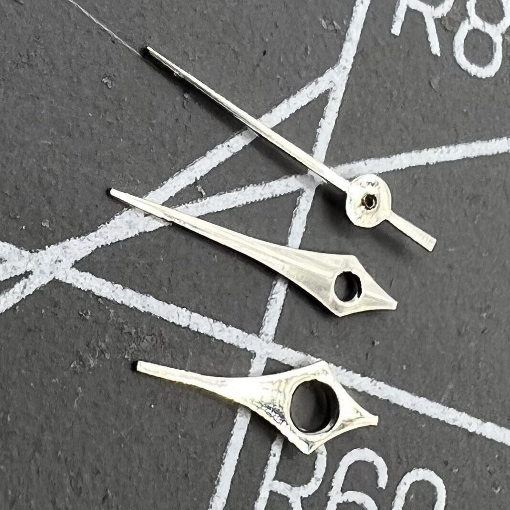 2 Sets/Pack Silver Set of Watch Hands for Miyota 2035 Movement