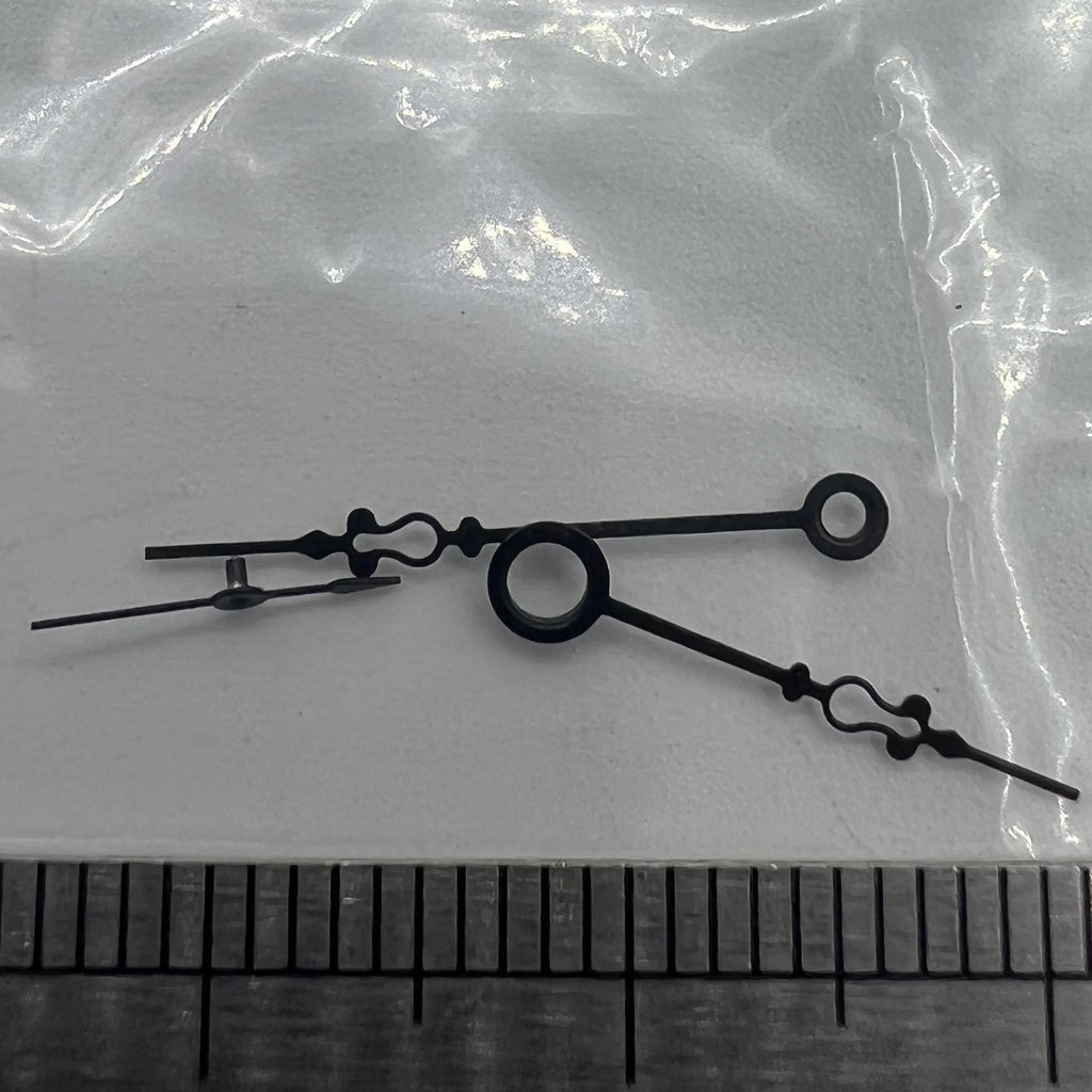 Small Black Floral Watch Hands for Seagull ST3600/ST3621/ETA6497/6498 Movement