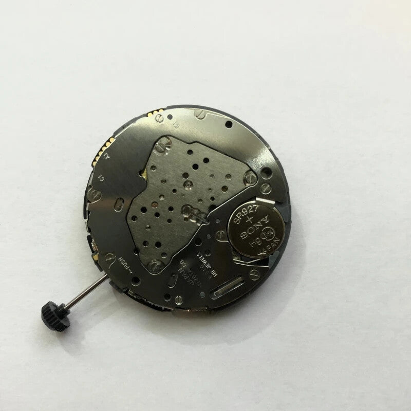 Japan Made Original MIYOTA 6S10 Quartz Black Disk Date At 3