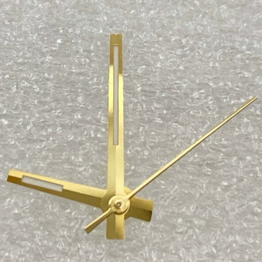 2 Sets/Pack Modified Dayjust Golden Trim Blue Lume Hands for NH35 NH36 Movement