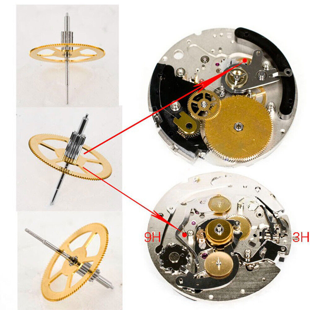 Pointer Wheel Watch Hand Wheel Position@9 for Movement ETA C01.211