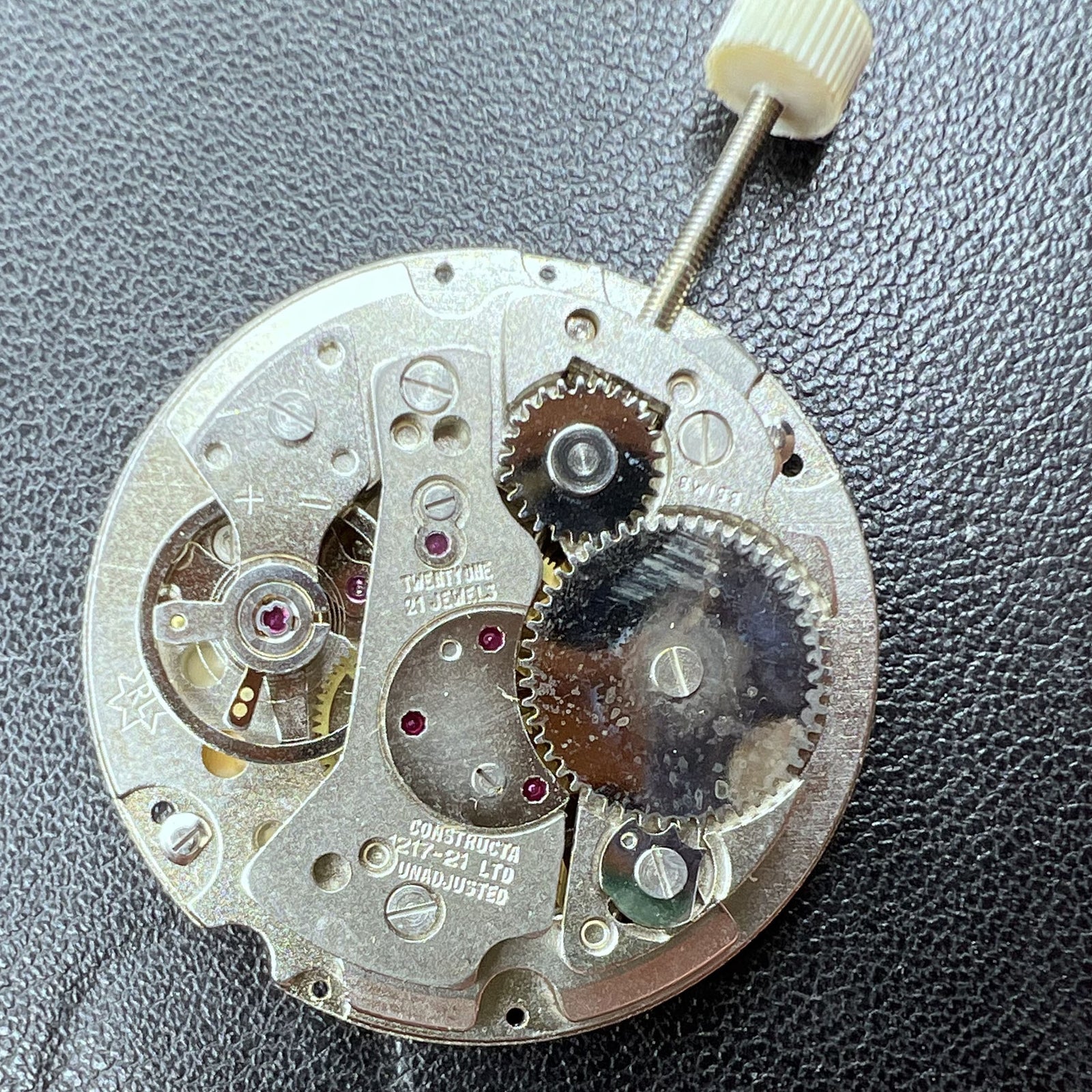 Swiss Disassembled RONDA MATIC 1217-21 Manual Winding Movement