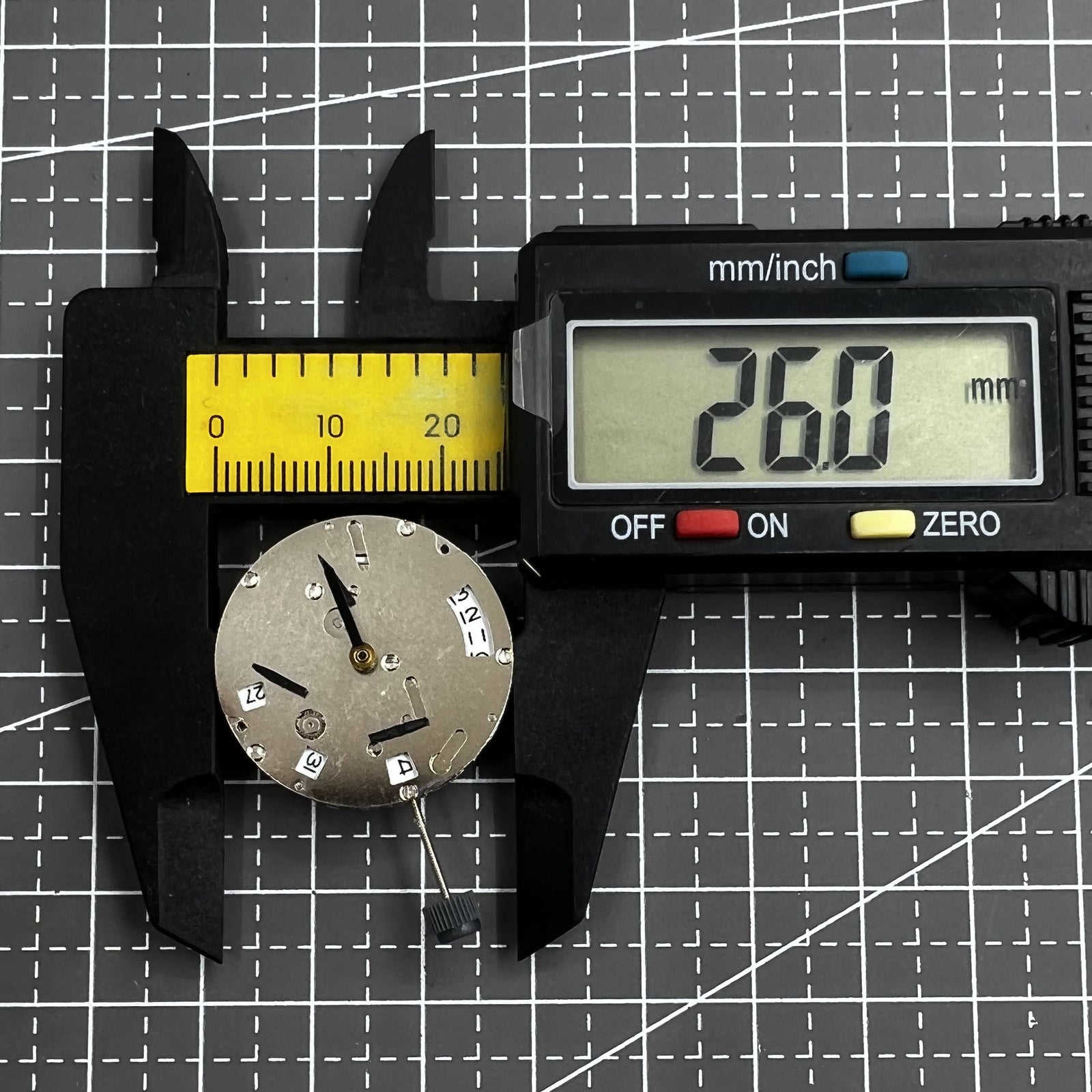 CMM1534-2813 Mingzhu Silver Automatic Mechanical Movement 6 Hands Small Second