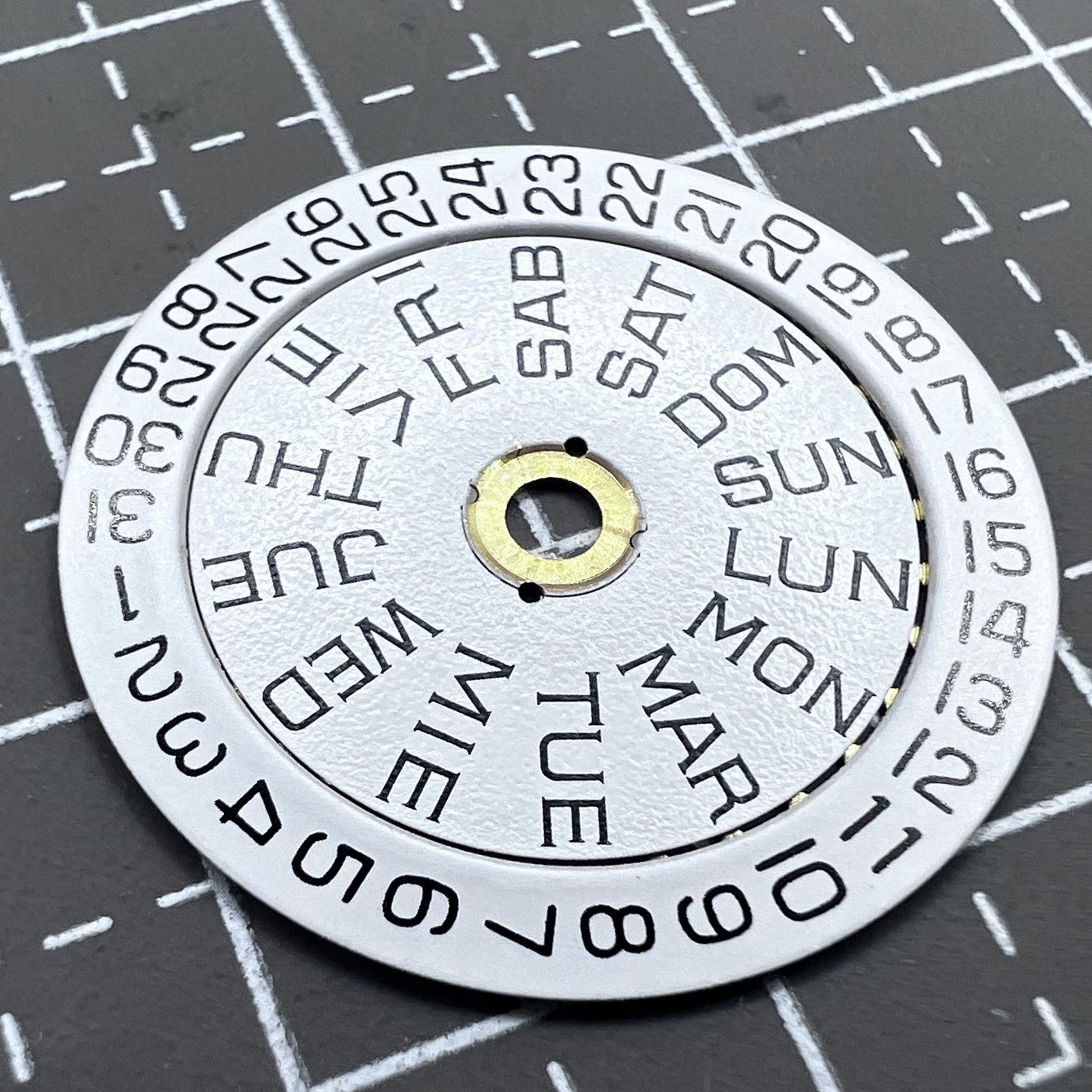 Date Week Disk Wheel Date Wheel for ETA 2846 2836 Movement #2846-1111