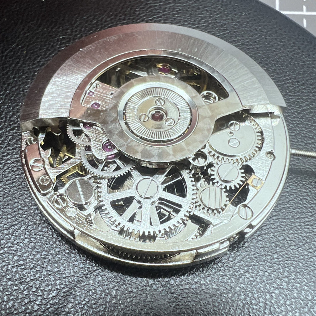 Tianjin Silver Hollow Carved 24 Jews Automatic Mechanical Movement