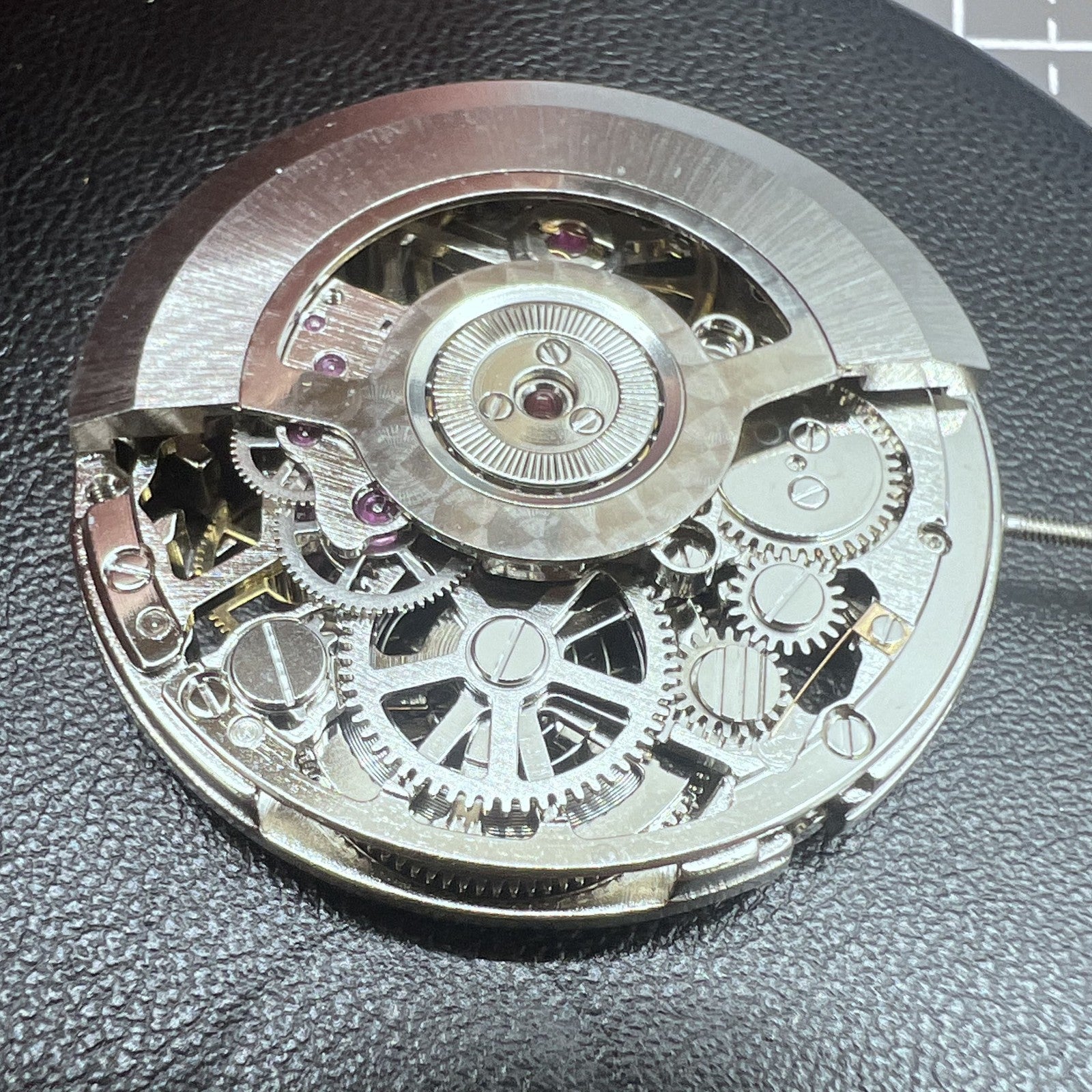 Tianjin Silver Hollow Carved 24 Jews Automatic Mechanical Movement