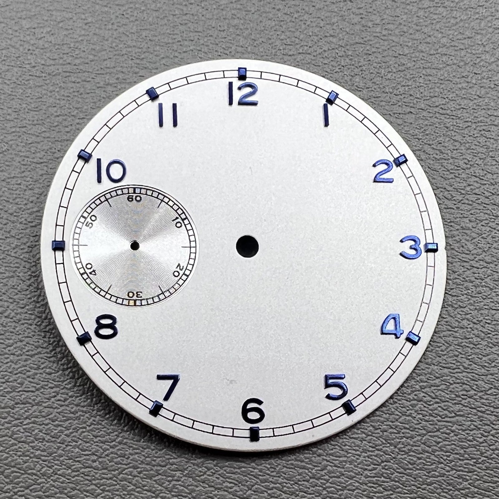 37mm Watch Dial White Pilot Suitable for ETA 6497 Movement No Logo BP08