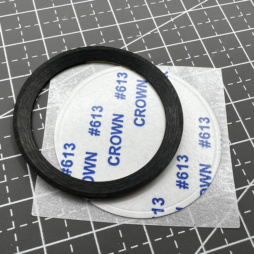 38mm Ceramic Slope GMT Black+Yellow Watch Bezel Ring for SUB 007 Watch
