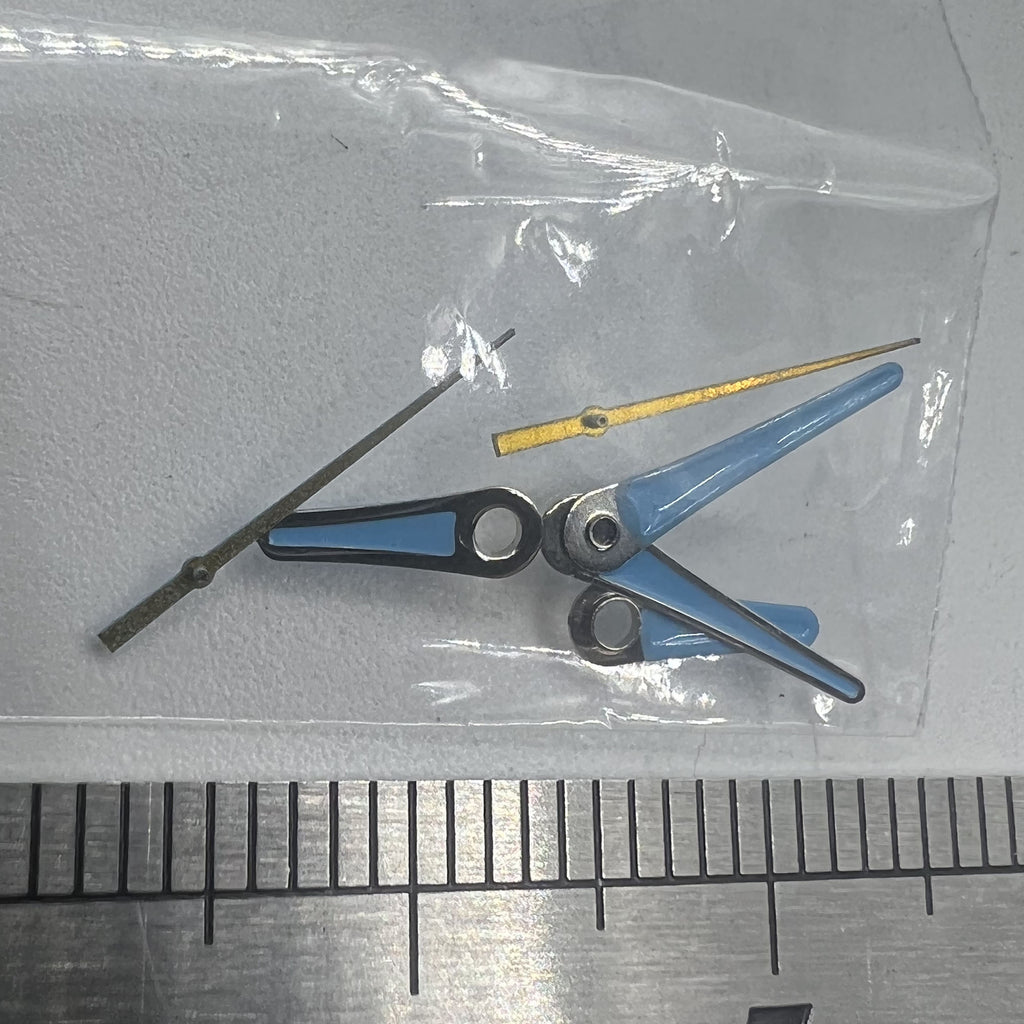 13mm/11mm/9mm Blue Painted Sets of Watch Hands for Miyota 2035 Movement #1520