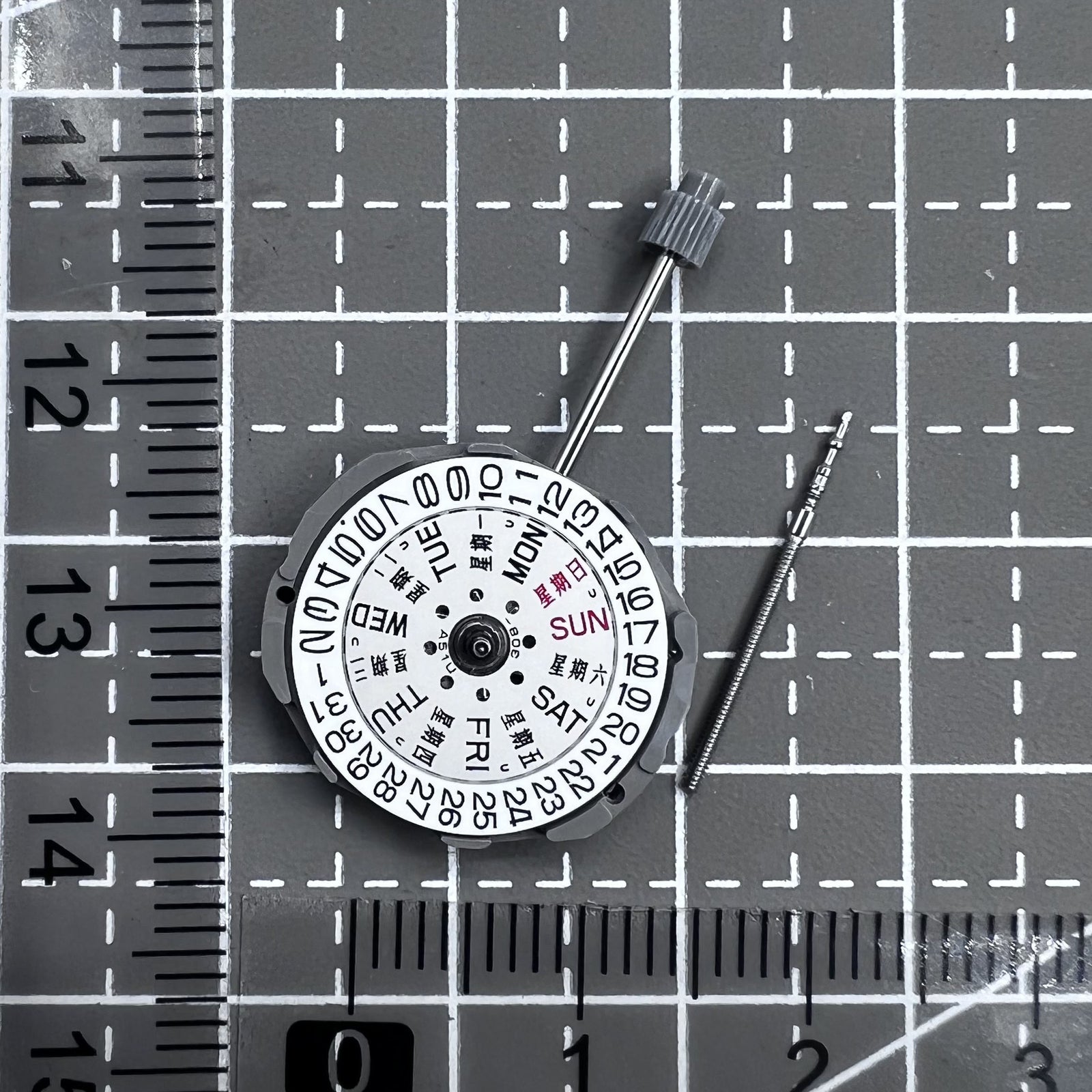 Japan  Miyota GL02 Quartz Movement Day Date Replacement of GL00