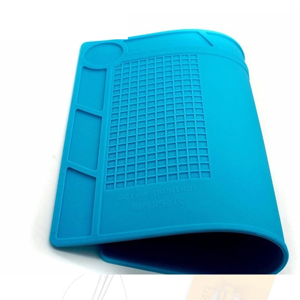 34cm x 23cm Silicone Insulation Pad Thermostable Anti-corrosive Watch Repair