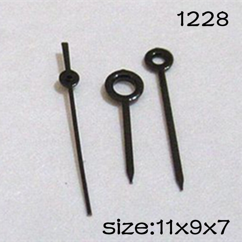 2 Sets/Pack Black Set of Watch Hands for Miyota 2035 Movement 11mm/9mm/7mm