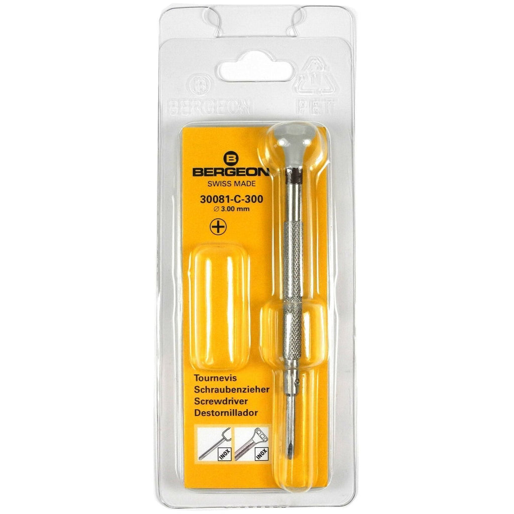 Bergeon 30081-C-300 Screwdriver Phillips 3.00mm Ergonomic Screwdriver