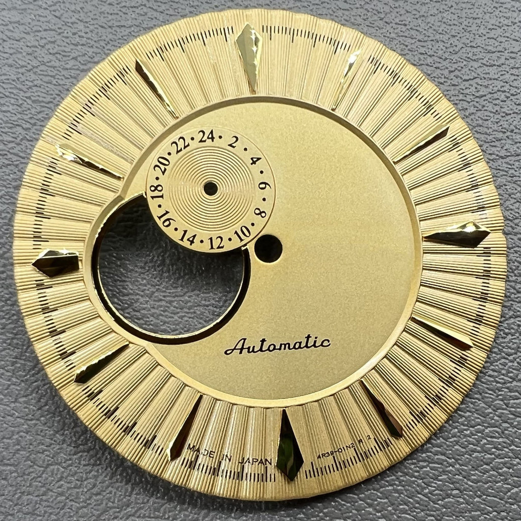 35mm Yellow Modified Cocktail Watch Dial No Lume for Movement NH39