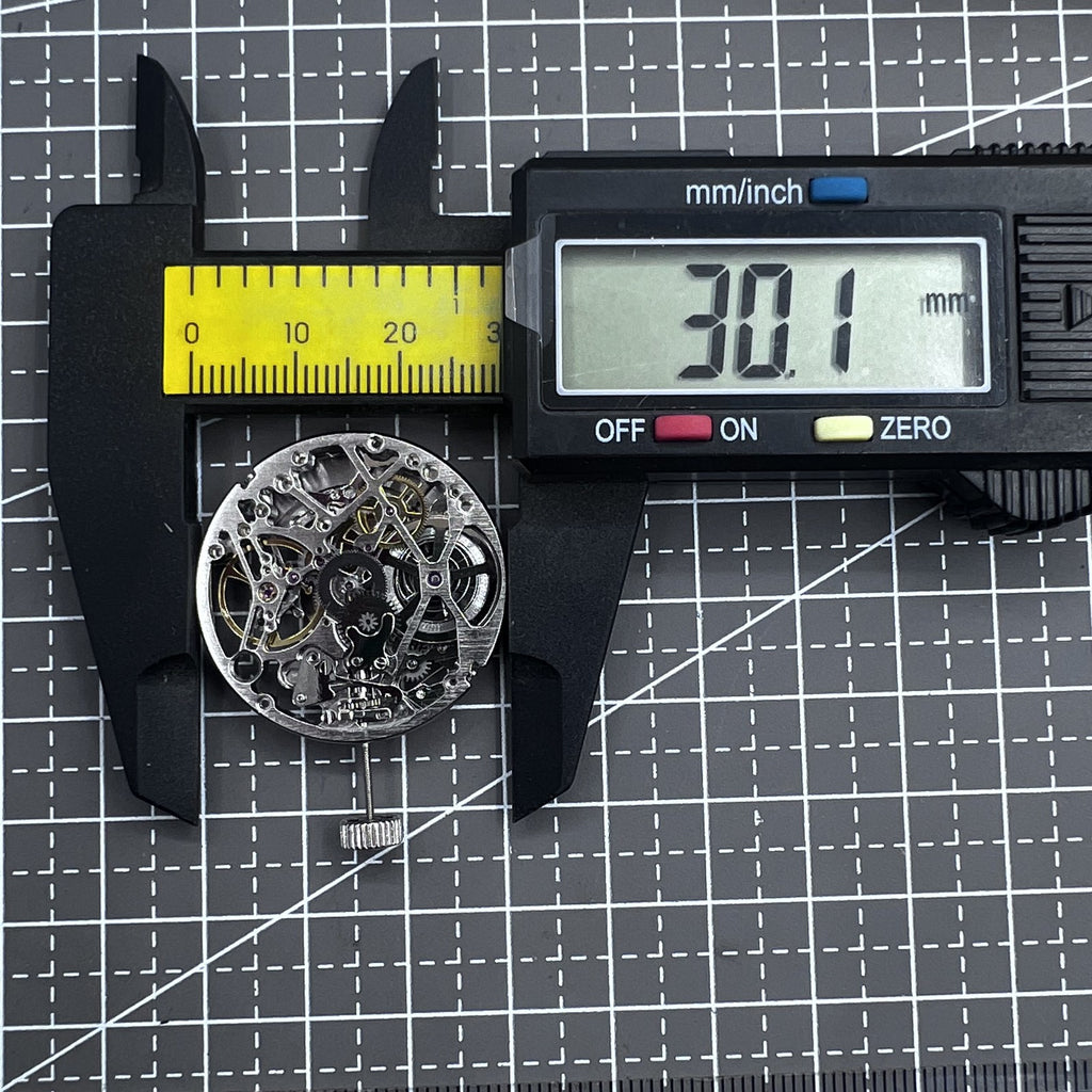 Tianjin Silver Hollow Carved 24 Jews Automatic Mechanical Movement