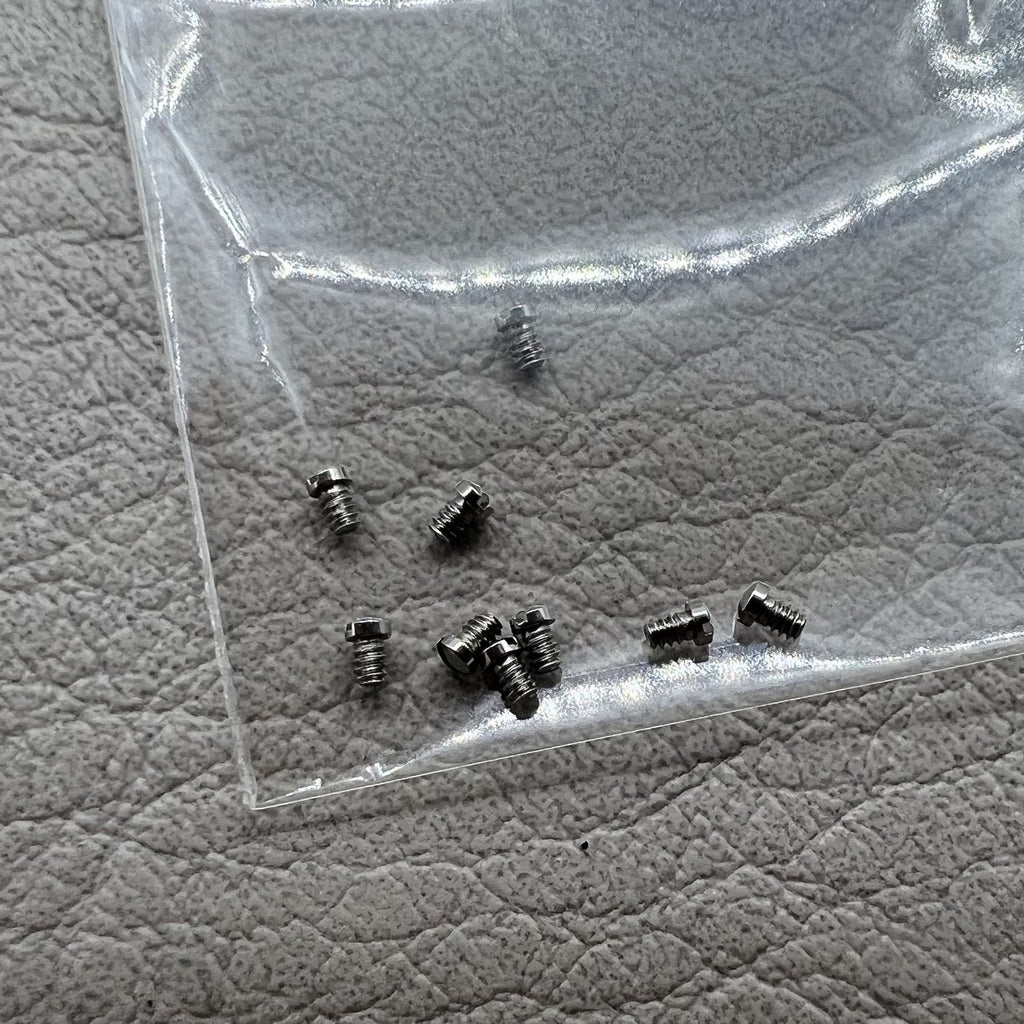 10PCS Silver 1.0 Back Cover Case Screws for La Grande Classique De Longines L4