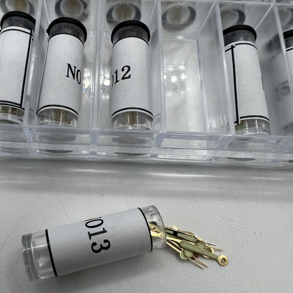 Assortment 51 Sets Watch Hands Golden Luminous Hour/minute Hands Set