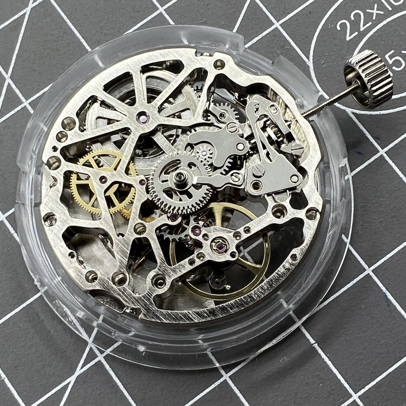 Seagull Silver Hollow ST2502K Automatic Mechanical Movement