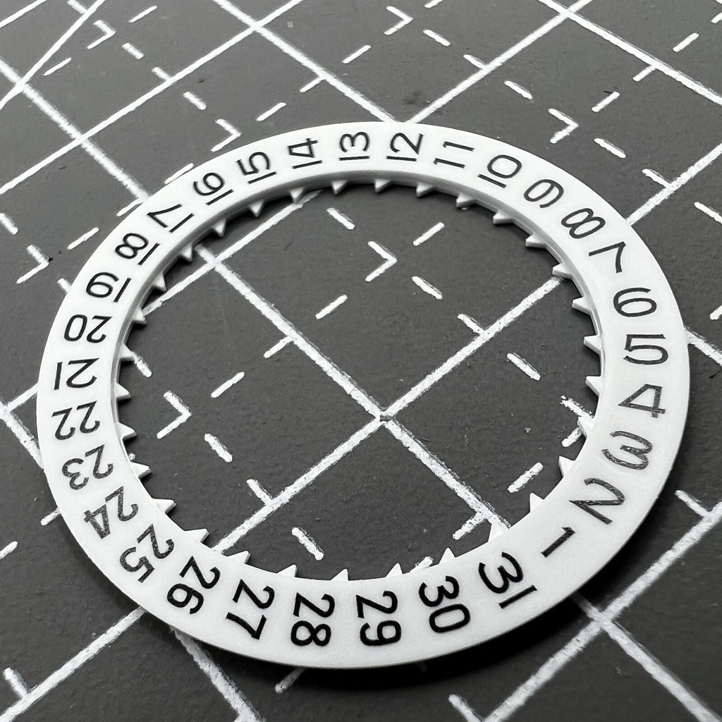 3 PIECES White Date Disk Wheel Date Wheel Date@3 for Miyota 8215 8200