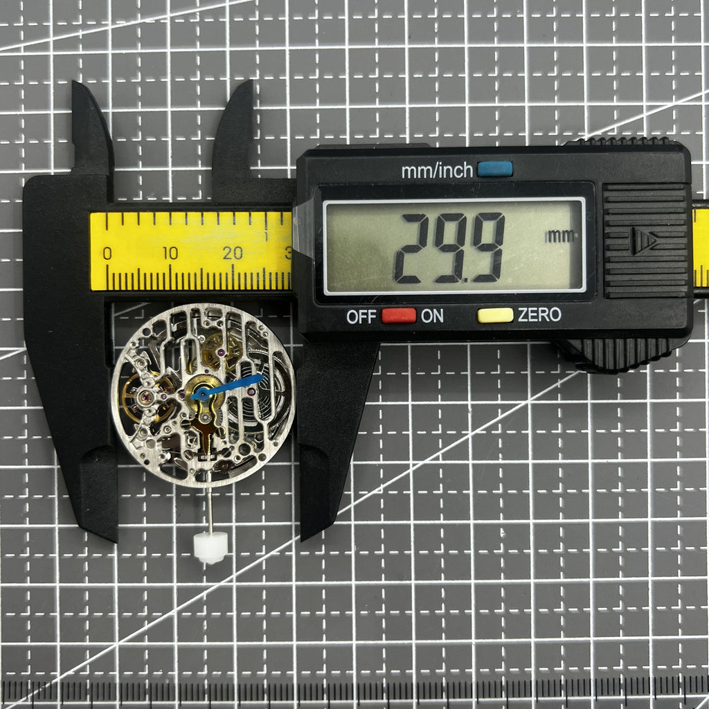 HZ7500A Silver Hollow Round Automatic Mechanical China Made Movement