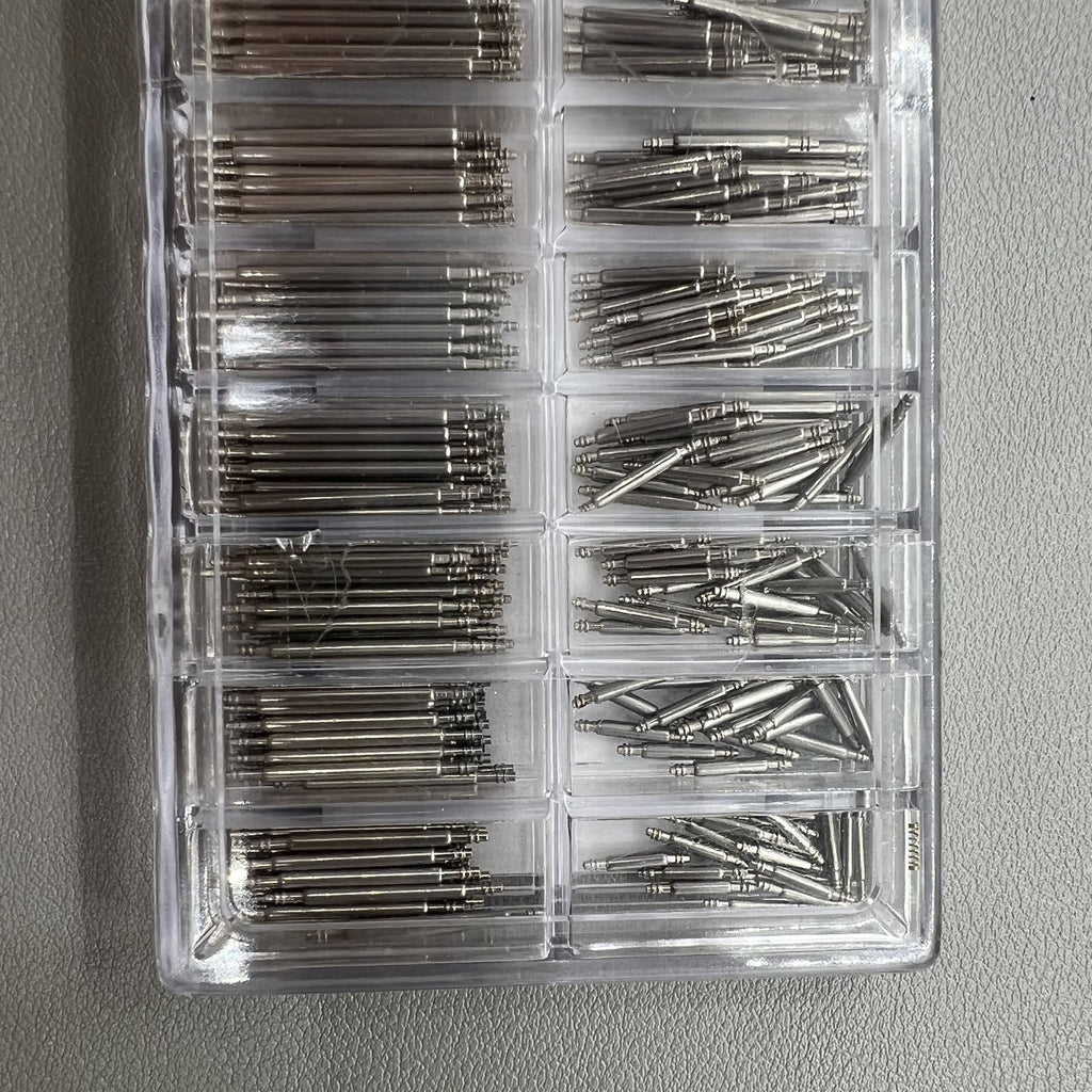 (360PCS) 8-25mm Watch Band Strap Spring Bars Stainless Steel Set Kit Link Pins