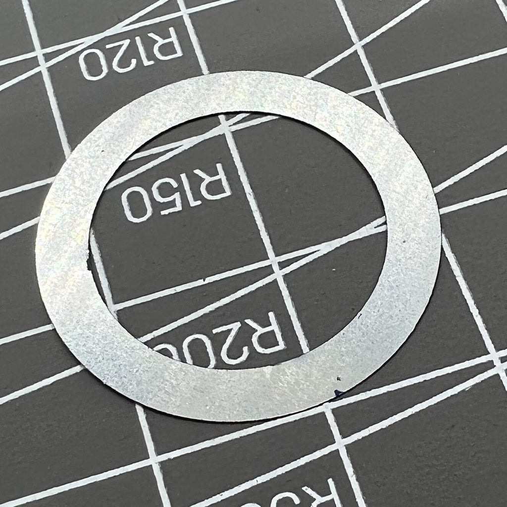 Denim Blue Background White Font Date Disk Wheel Overlay for Miyota NH35 NH36