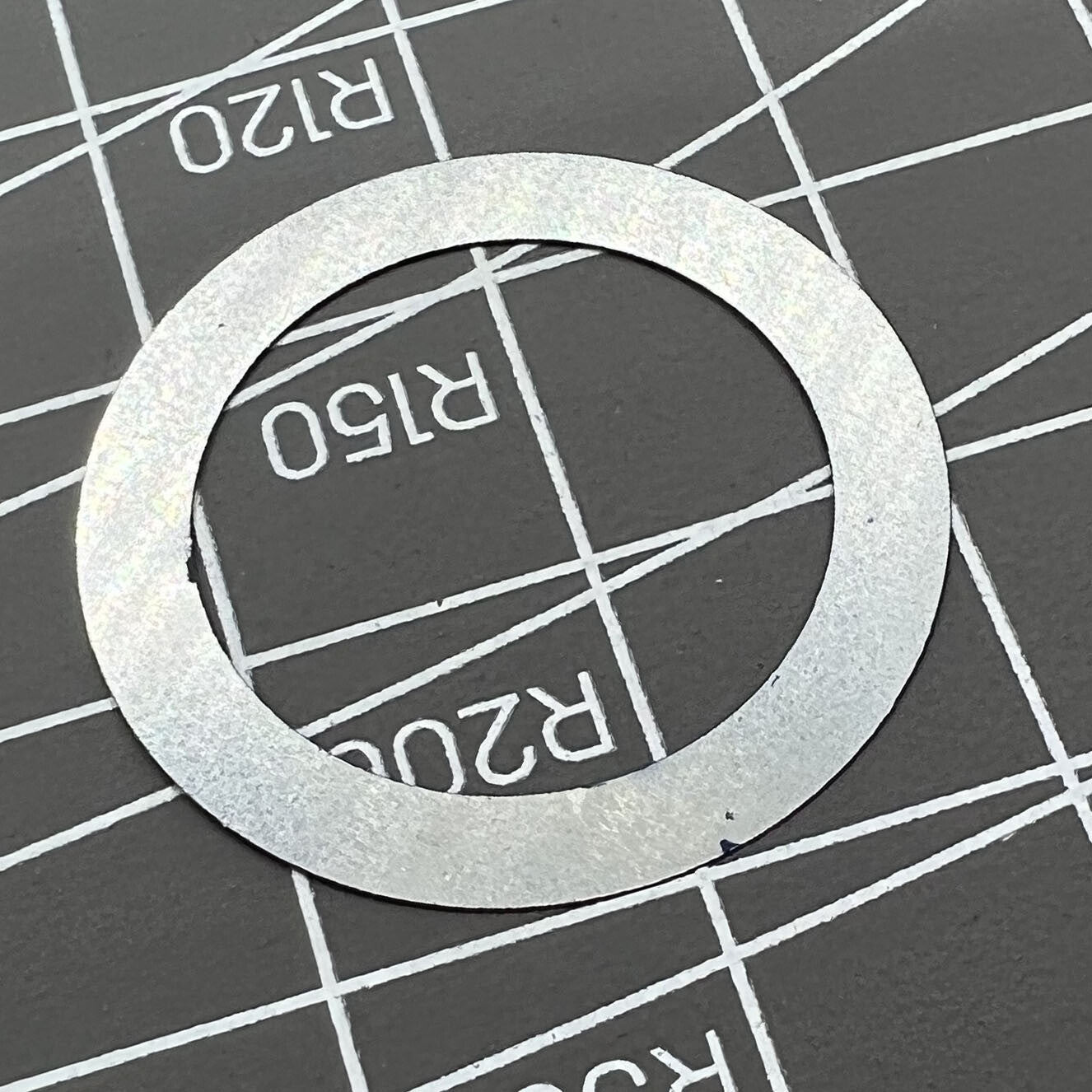 Denim Blue Background White Font Date Disk Wheel Overlay for Miyota NH35 NH36