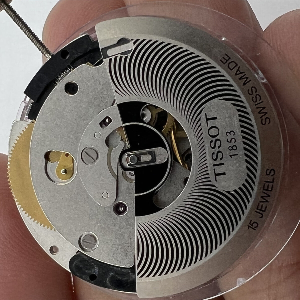 Swiss Made Genuine ETA C01.211 Chronograph Mechanical Movement 1853 White Dial