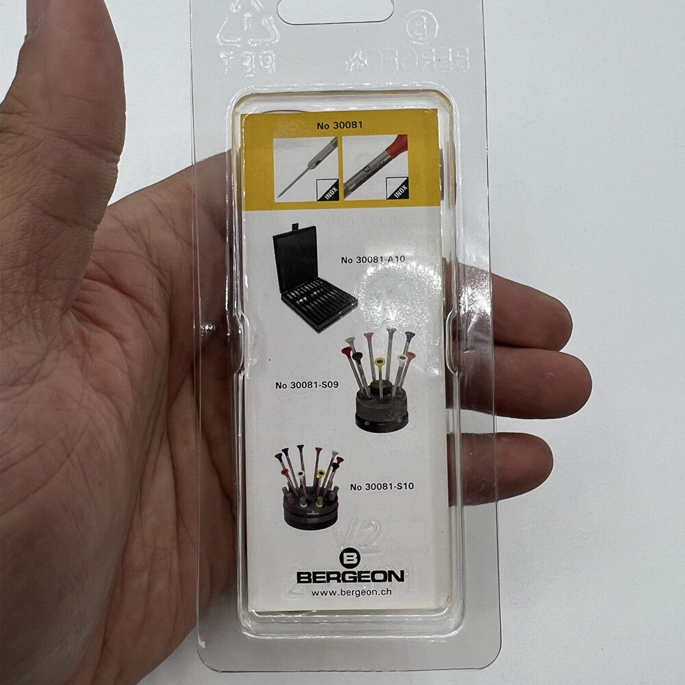 Bergeon 30081-050 Ergonomic Screwdriver 0.50 mm Without Spare Blades