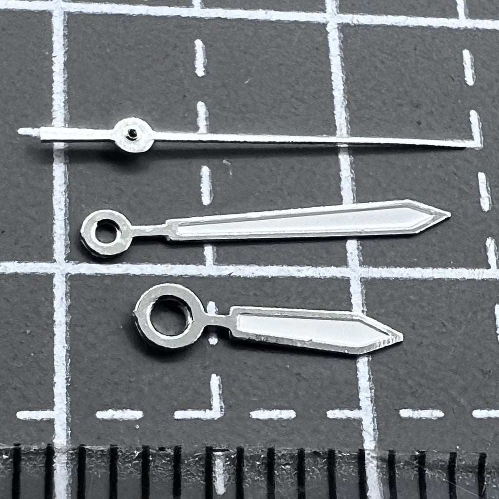 2 Sets/Pack White Arrow Shape Watch Hands For Miyota 2035 Watch Quartz Movement