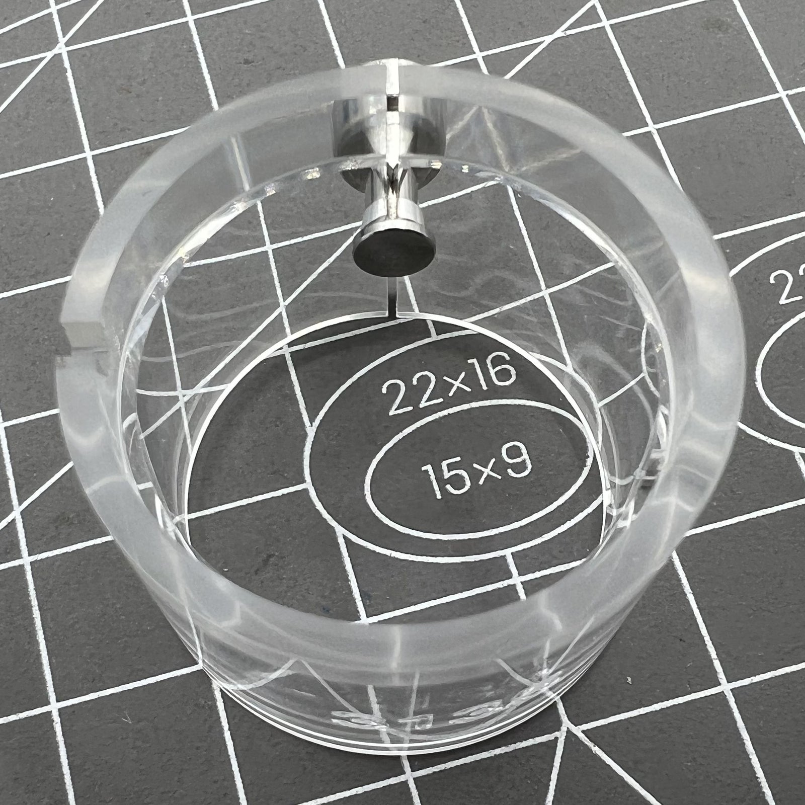 Transparent Watch Movement Holder for Movement RLX3135