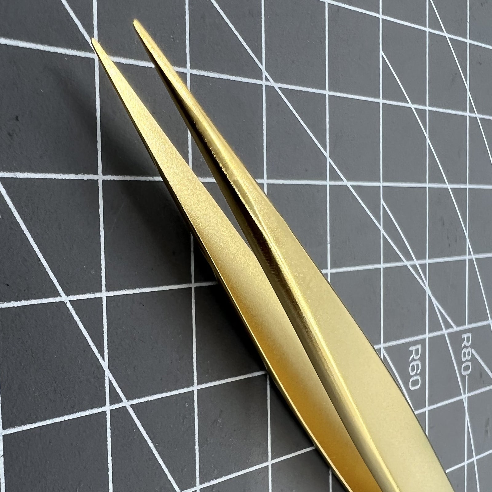 Swiss Made Bergeon 7029-2AM-GF Gold Tweezers Plated Antimagnetic Brass