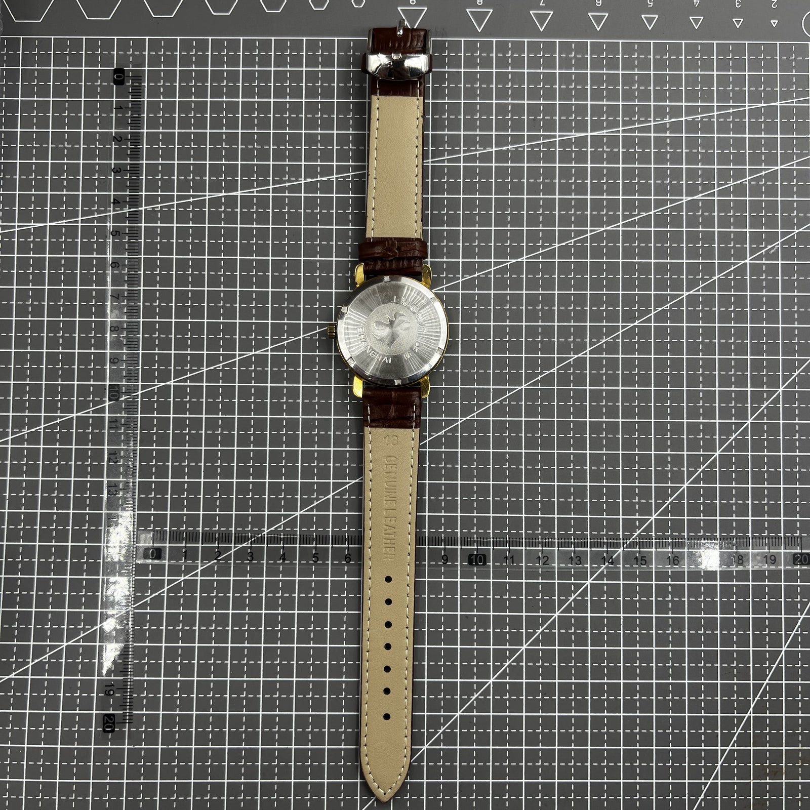 SHANGHAI JINJI Manual Mechanical Watch Roman Numerals 17 Jews Shock-Resistant
