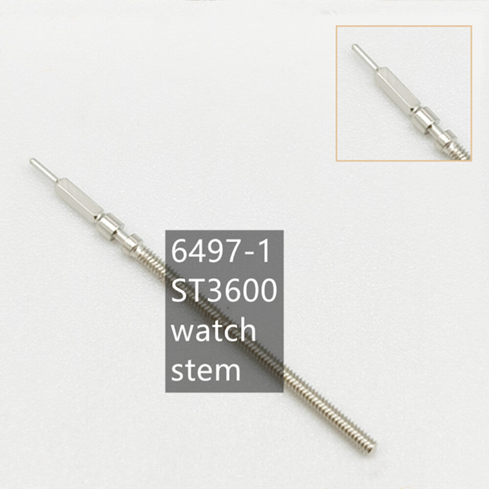 Generic 10PCS Watch Winding Stems for Seagull/ETA 6497-1 ST3600 Movement